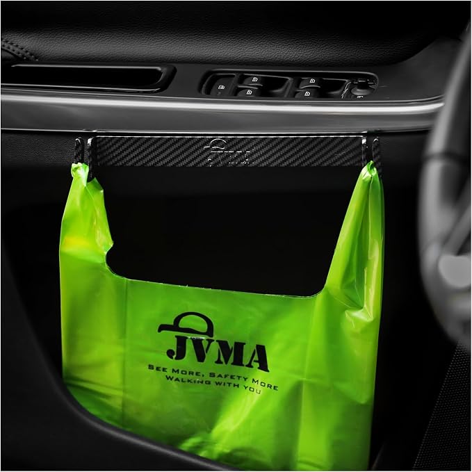 JVMA Car Trash Bag Hanging Hook Car Garbage Bag, 1 Hook 1 Gallon100 Bags