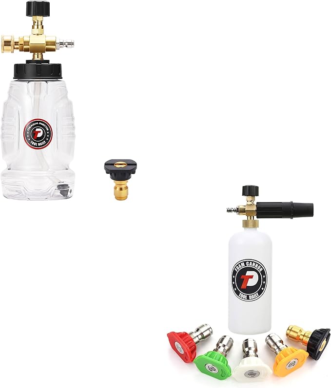 Tool Daily Chemical Injector for Pressure Washer, Foam Cannon with 1/4 Inch Quick Connecto