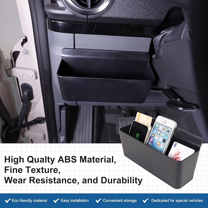 Center Console Dashboard Organizer Compatible with 2020-2024 INEOS Grenadier Accessories Non-Slip Center Console Left Side Dash Storage Box Phone Key Organizer Container