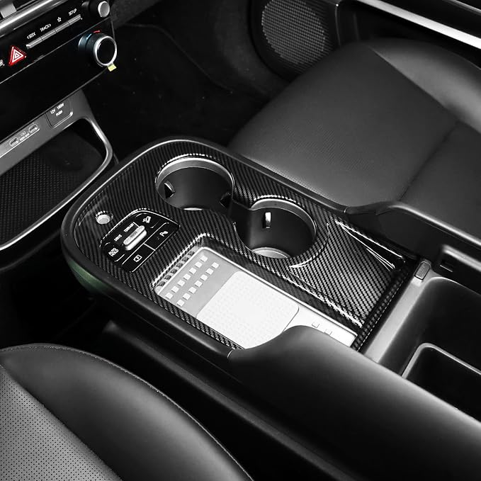 YOUTOOCAR Gear Shift Panel Cover Compatible with Hyundai IONIQ 9 Accessories (Carbon Fiber Pattern)