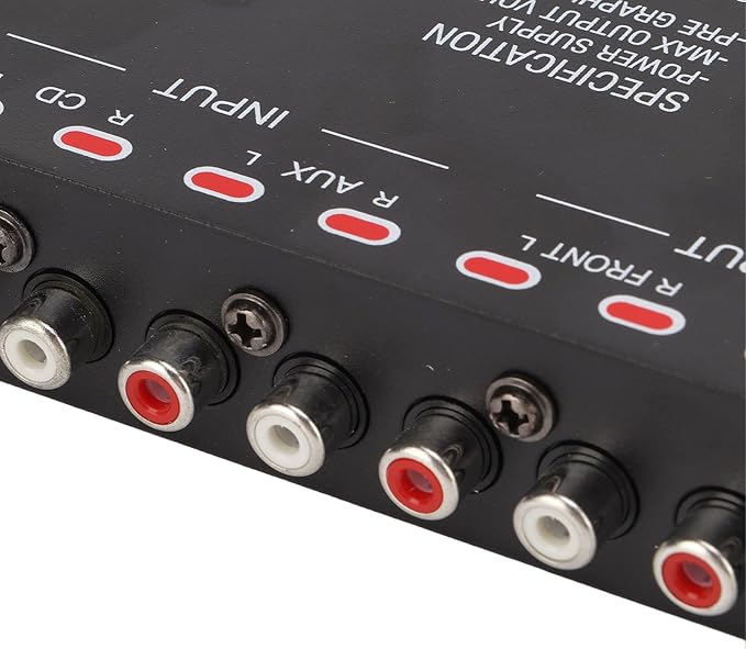 Ecualizador De Sonido Para Carro, Vehicle equalizers Equalizer Car Audio Car Audio Graphic Equalizer Universal Low Pass 7Band Variable Gain Adjustment High Level Input EQ for Stereo System
