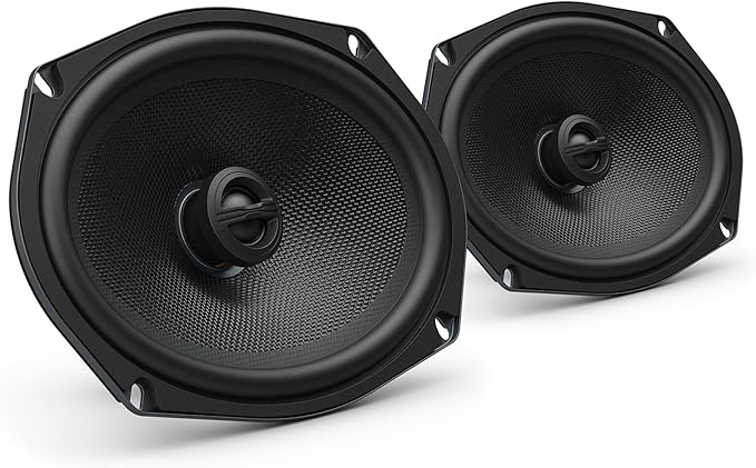 AudioControl Altitude Series 6x9 Coaxial Car Speakers Set (Pair), 100W RMS, 4 Ohms, Easy Installation, Low Profile Shallow Mount, Full-Range Rear or Front Door Speakers for Truck or Car Audio System
