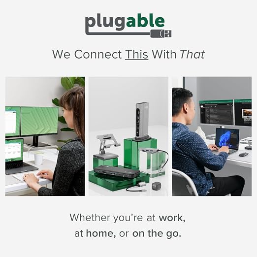 Plugable USB C Power Meter Tester for Monitoring USB-C Connections - Digital Multimeter for USB Type C Cables, Laptops, Phones, Chargers - Driverless