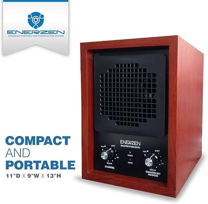 Enerzen LB-444 Commercial HEPA Air Purifier 3500 Sq. Ft. Ozone Ionizer Cleaner Clean Air