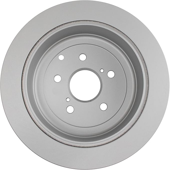 TRQ Rear Brake Rotor Set G Coated Solid Compatible with 2010-2015 Lexus RX350 RX450h 2014-2019 Toyota Highlander 2011-2020 Sienna