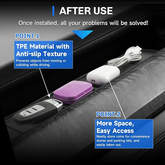 SXCY for 2025 2026 Toyota 4Runner Center Console Organizer Passenger Side Tray 2025 2026 Toyota 4Runner Accessories for 2025 Toyota 4Runner 2025 6th Gen 4Runner Console Acccessories