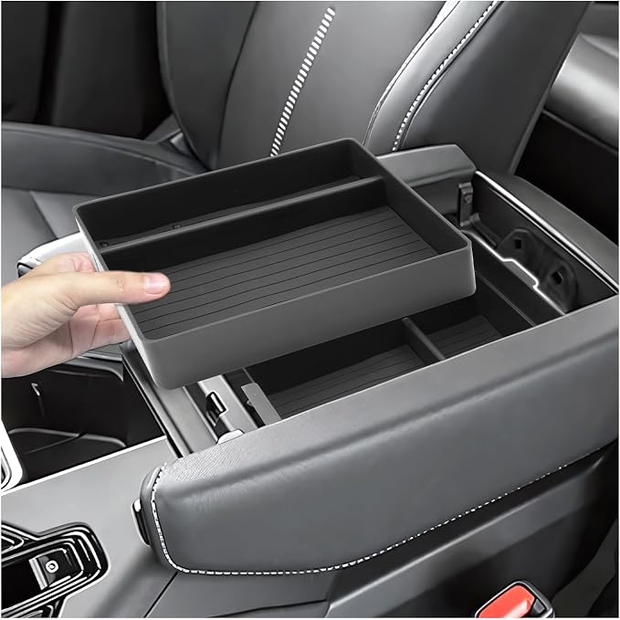 SXCY 2-Layer for 2026 Lexus TX Center Console Organizer Tray for 2024 2025 2026 Lexus TX Accessories Center Console Tray 2026 Lexus TX Armrest Console Organizer Tray