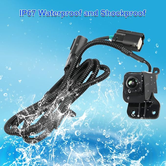JDMON Backup Camera Replacement for 2007-2013 Chevy Silverado 1500/GMC Sierra 1500, 2011-2014 Silverado 2500 3500/Sierra 2500 3500 Reverse Park Assist Camera Replacement for 20837341 20986601 23146157