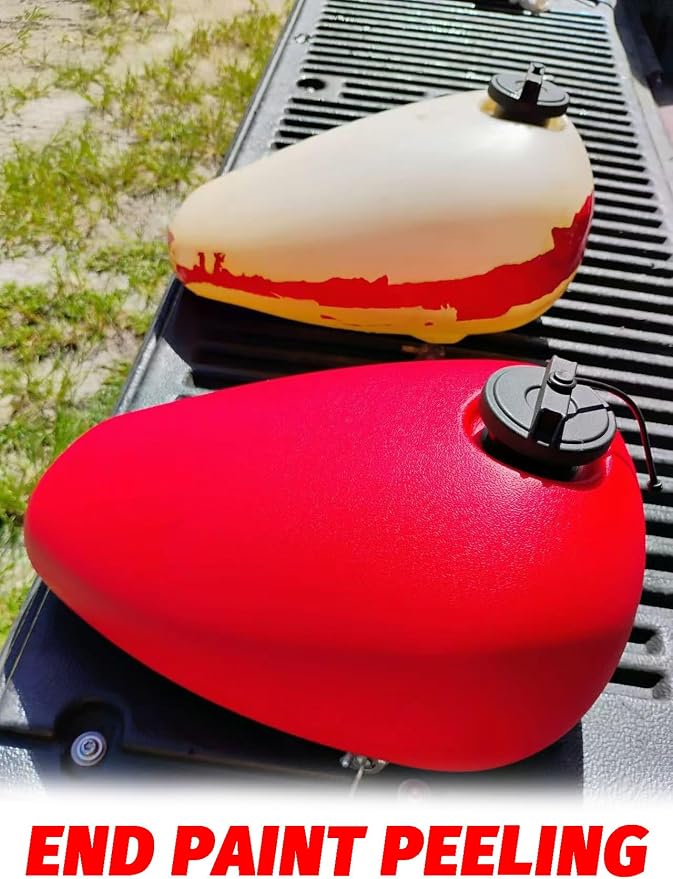 JMCHstore New Real Gas Fuel Tank for Coleman CT200UEX Axis M200 HS200-3 Hisun Fake Tank Replacement 196cc Mini bike (Red)