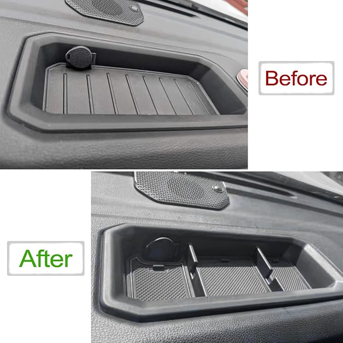 JDMCAR Dashboard Tray and Half-Sized Center Console Organizer Tray Compatible with 2022 2023 2024 2025 Toyota Tundra Accessories and 2023-2025 Toyota Sequoia