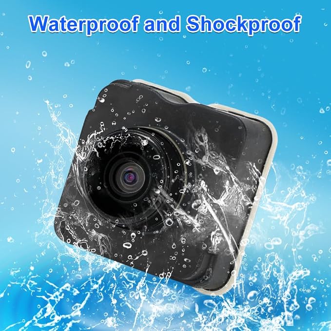 JDMON Backup Rear Park Assist Camera Compatible with Jeep Compass 2017 2018 2019 2020 2021 2.0L L4 Replacement for 592-146 4672771AC Reversing Aid Camera