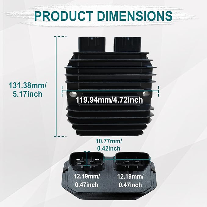 QYMOTO 0800-177000-10000 Voltage Regulator Rectifier Compatible with CFMOTO UFORCE 800 500,ZFORCE 500,CFORCE 400 500(2015-2022)