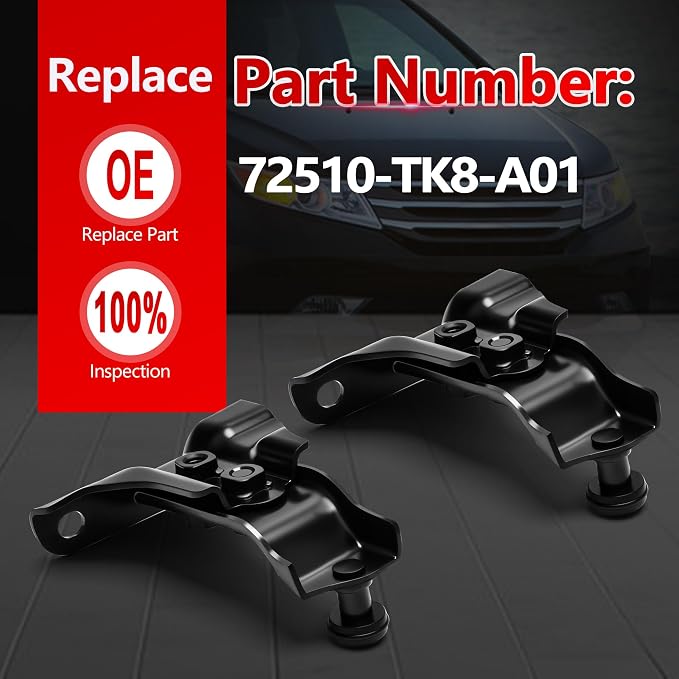 1 Pair Sliding Rear Door Roller Top Brackets Fits for 2011-2017 Odyssey Left & Right Roller Upper Bracket Replace Number 72510-TK8-A01
