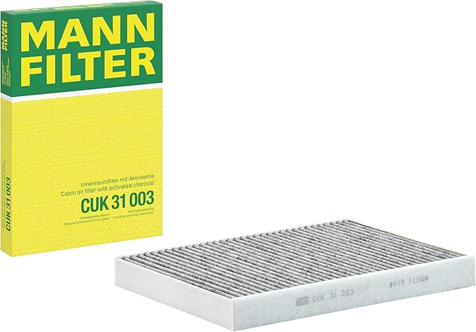 MANN-FILTER CUK 31 003 Cabin Air Filter - Pollen Filter with Activated Carbon