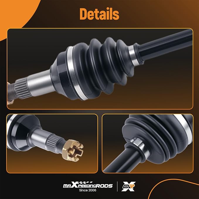 maXpeedingrods Rear CV Axle Shaft Assembly for Arctic Cat 2004-2014 400 450 500 550 650 700 1000 Thunder, Left or Right Side Replace# 1502-938 0502-811 1502-343 1502-798