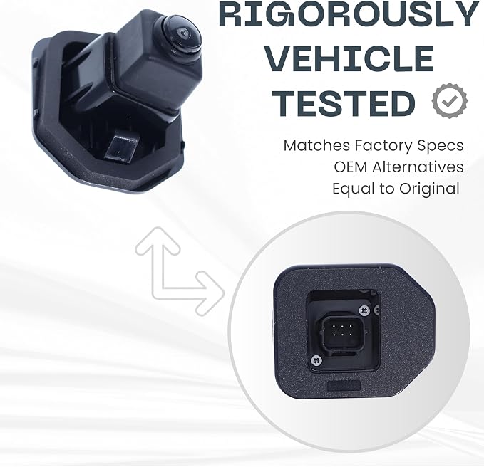 Backup Camera Replaces for Nissan 2015 2016 2017 2018 2019 2020 2021 2022 2023 Murano w/o AVM | 2016 2017 2018 2019 Maxima w/o AVM OE Part # 284425AA1C 284425AA0C (28442-5AA1C 28442-5AA0C)