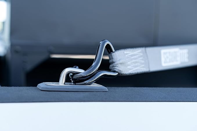 Secure Tite 1-1/2” x 20’ Tie Down Ratchet Straps, Ratchet Tie Down Straps, Double J-Hook, 1667 lbs Working Load Limit, 5000 lbs Break Strength, 4-Pack