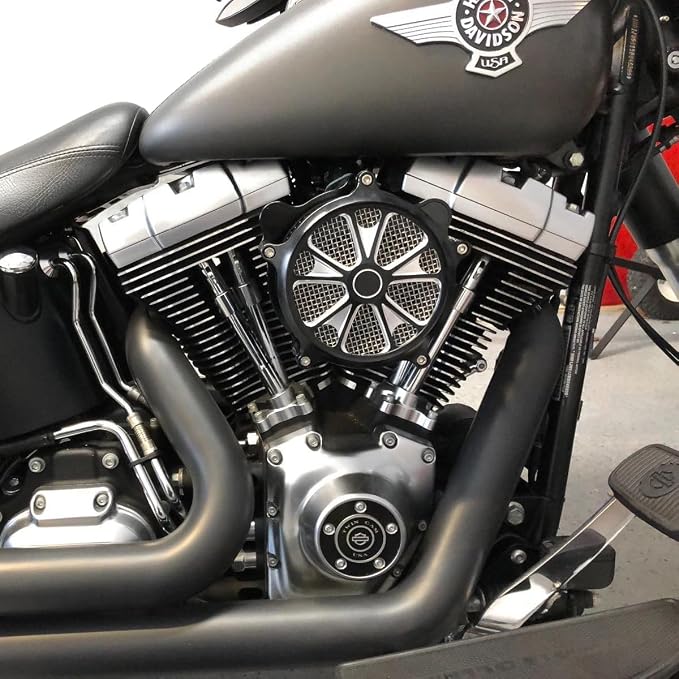 For harley air cleaner filter Sportster Softail Touring street road king glide Dyna for harley davidson air intake filters (speed 10 style -gray filter, B-For Softail/Dyna 93-15 ，Touring 01-07)