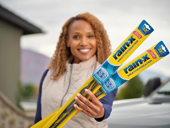 Rain-X 820248 WeatherBeater Wiper Blades, 26" and 17" Windshield Wipers (Pack of 2), Automotive Replacement Windshield Wiper Blades That Meet Or Exceed OEM Quality And Durability Standards
