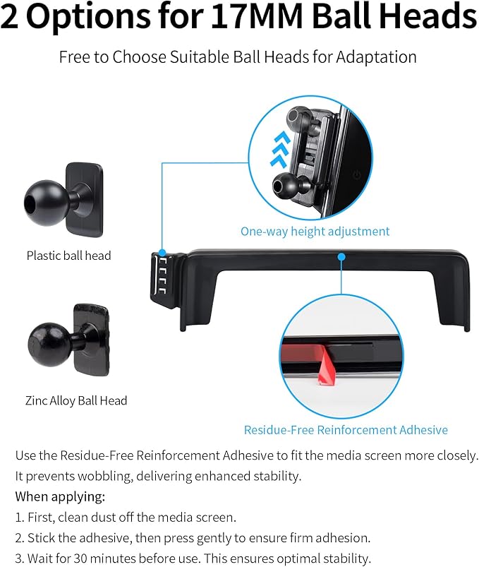 Wireless Charging Car Phone Holder for Lexus RX/RX Hybrid 2020-2022, 12.3" Screen Fixed Clip, 360° Rotation Car Phone Mount Compatible with MagSafe