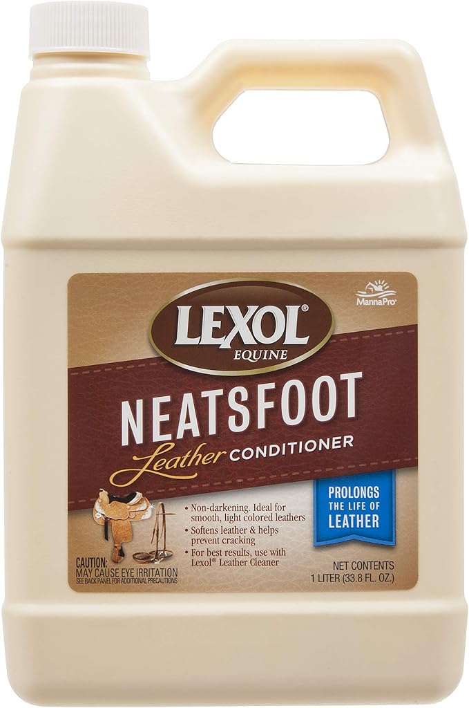 Lexol Neatsfoot Leather Conditioner | Helps soften and renew | 1 Liter