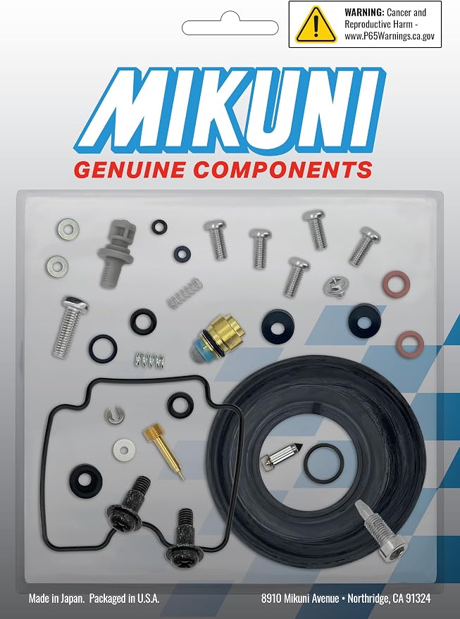 Mikuni Carburetor Rebuild Kit for Yamaha RX Snowmobiles with Mikuni BSR Carburetors