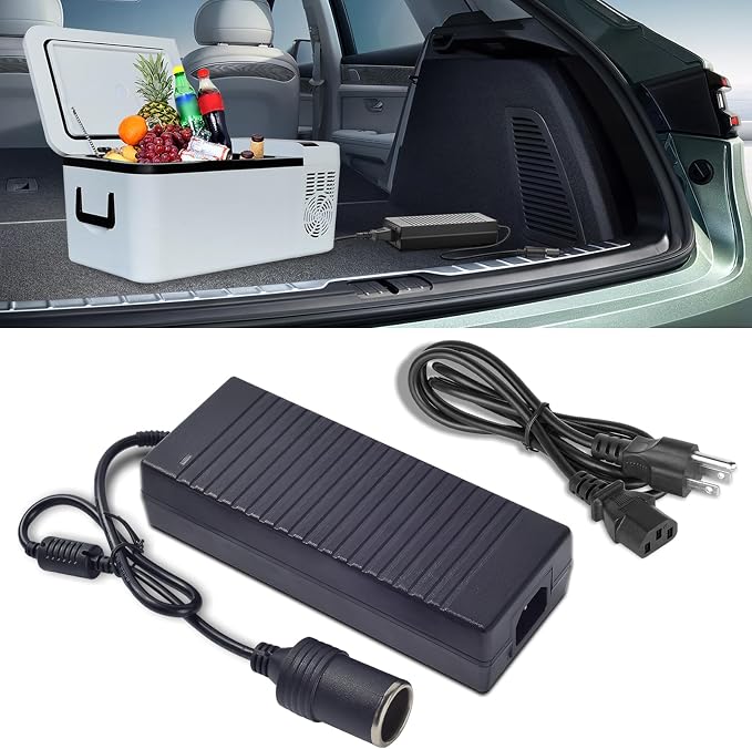 AC to DC Converter 12V 15A 180W Power Supply 110v to 12v converter Transformer Cigarette Lighter Socket Power Adapter for Air Compressor Car Refrige