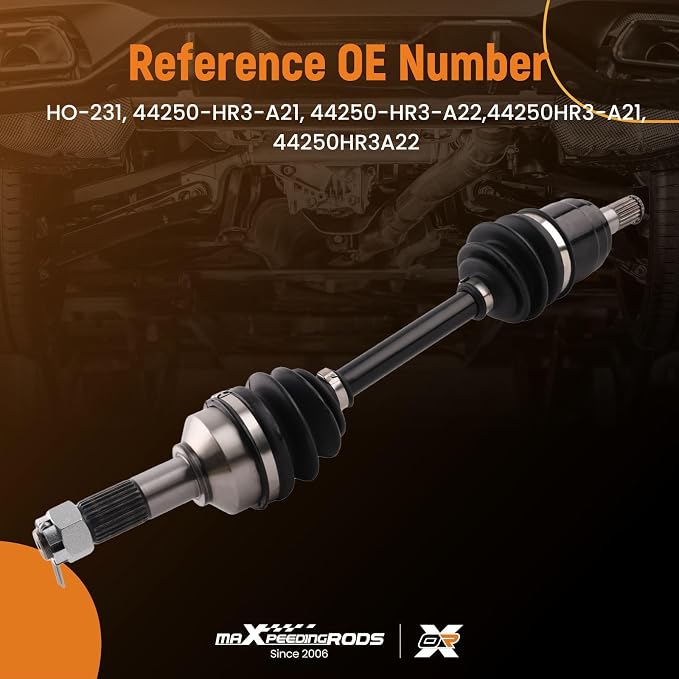 maXpeedingrods Front CV Axle Drive Shaft for Honda Rancher 420 TRX420FM2 4x4 CV Axle 2014-2019 CV Joint Drive Shaft Assembly
