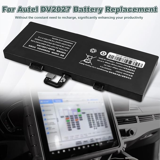 for Autel DV2027 Battery Replacement: for Autel MaxiSYS MS906 Pro MS906 Pro-TS MaxiCOM MK906 Pro MK906 Pro-TS MK906S PRO-TS MK906S PRO Lithium Battery 11600mAh