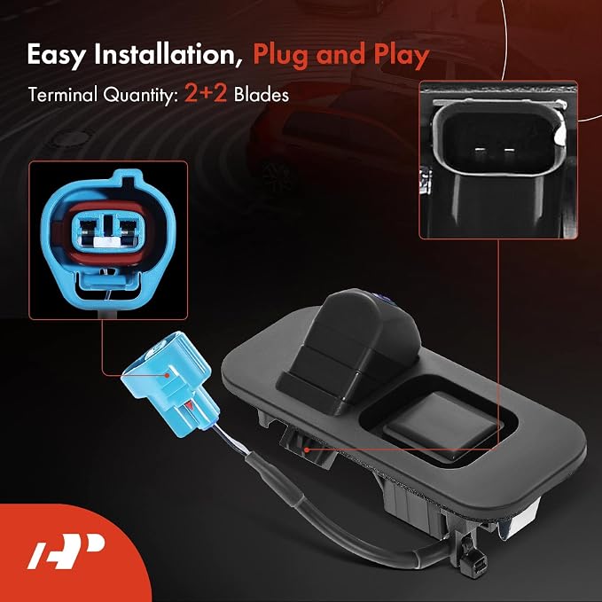 A-Premium Rear View Backup Camera Compatible with Toyota | Parking Camera for 2017 2018 2019 Corolla - Replace# 867A002030