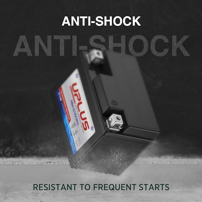 UPLUS YTX4L-BS Motorcycle Battery, EB4-3 12V 3Ah SLA Batteries Maintenance Free Scooter ATV AGM Battery, Replacement for YT4L-BS, AGM12-4, LTX4L-BS, NTX4L-BS, CTX4L-BS, GTX4L-BS, FTX4L-BS