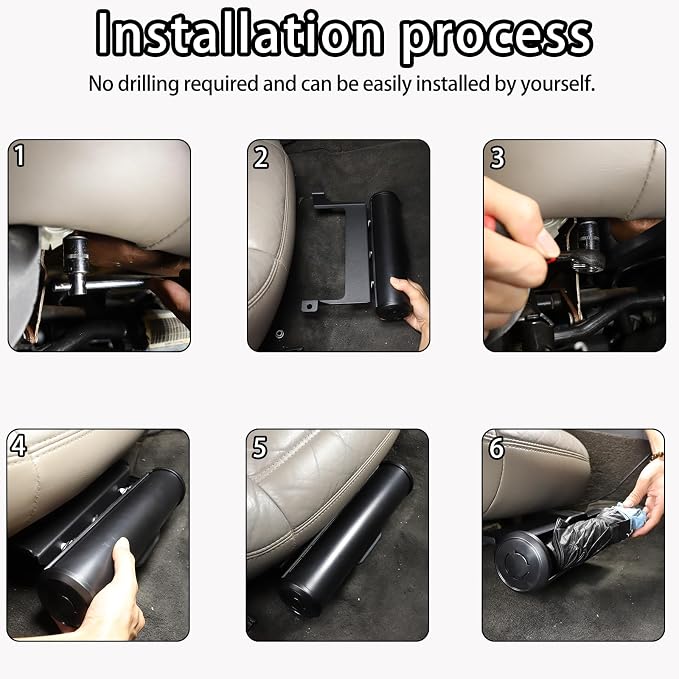 Lcojicep Under Seat Storage Box Organizer Tray Compatible with Hummer H2 2003-2009, Multi-Functional Car Umbrella Bucket, Under-Seat Consoles Organizer Box