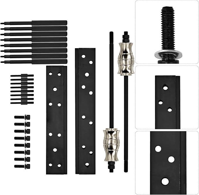 EN-51146 GM-51146 Fuel Injector Removal Tool, Fuel Injector and Rail Assembly Replacer Master Tool Kit for GM Opel for Buick for Vauxhall for MG 1.0L, 1.4L, 1.5T, 1.6L EN-51146-100 EN-51146-150
