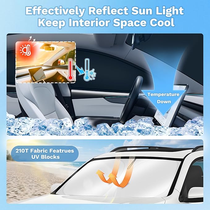 KUST Car Window Shades for Toyota 4Runner 2025-2026 Windshield Sun Shade Side Window Cover UV Block Privacy Protection 4Runner Accessories for Camping Blackout Rear Back Full Set 8PCS