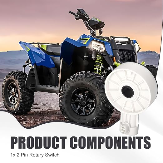 7662383 Gear Position 2 Pin Rotary Switch for Polaris Sportsman Scrambler 850 1000 2019-2024