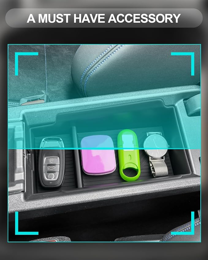 CDEFG for 2025 2026 BMW 2 Series Center Console Organizer for 2025 2026 BMW 2 Series (Gran Coupe/Coupe) Accessories Middle Console Organizer Armrest Storage Box