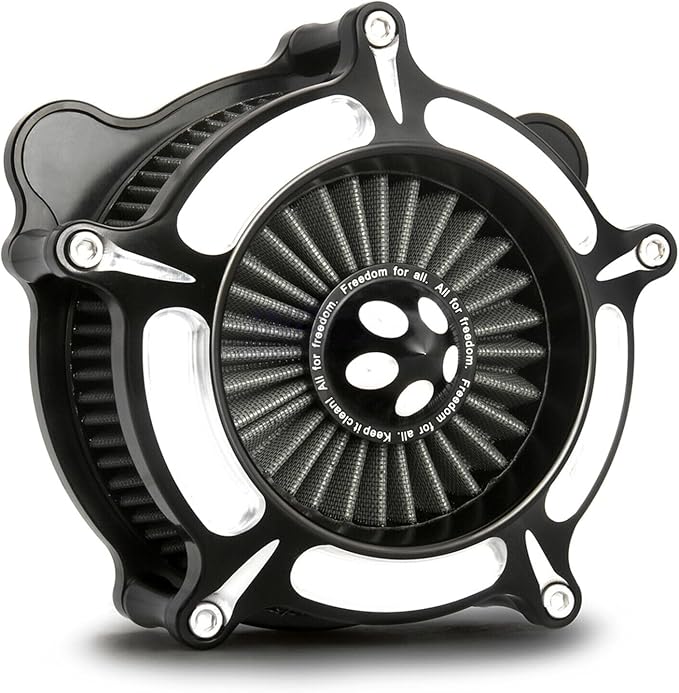 For harley air cleaner filter Sportster Softail Touring street road king glide Dyna for harley davidson air intake filters (Contrast Cut - Gray Filter, B-For Softail/Dyna 93-15 ，Touring 01-07)