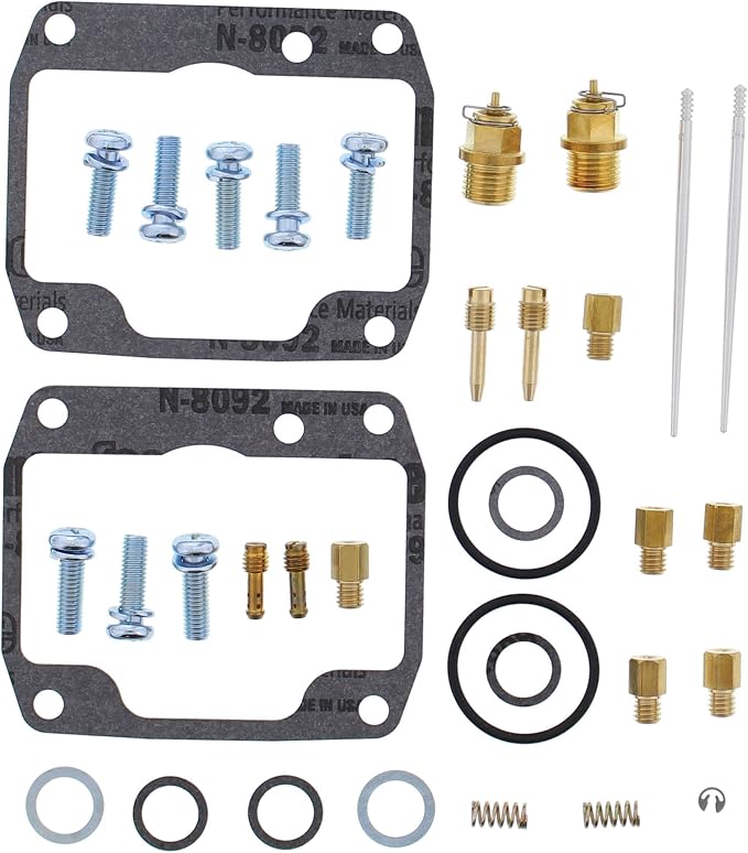 All Balls Racing 26-1954 Carburetor Rebuild Kit Compatible with/Replacement For Arctic Cat ZL 500 1998-2000, ZR 500 1998-2000, ZR 600 1998, ZR 600 LE 1998, ZR 600 XC 1998