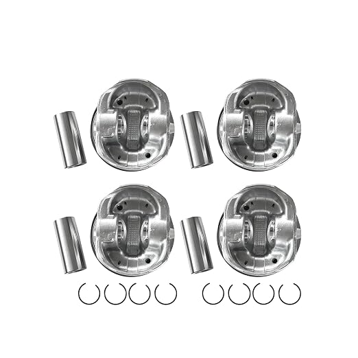 4X 2.0T Pistons & Rings Kit Fit for Buick Envision Regal,for Chevy Malibu Camaro Equinox,for Cadillac CT6 ATS,for GMC Terrain 2013-2020,Replacement 12652809,12569638,89018107,12683808,19180831