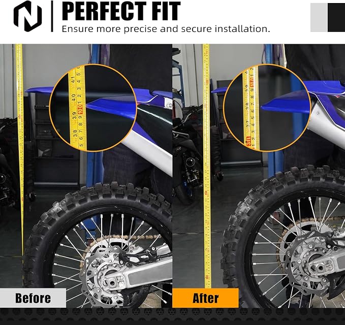NICECNC Motorcycle Lowering Link Aluminum Compatible with Yamaha YZ125 2006-2024 YZ125X 2020-2023 YZ250 2006-2024 YZ250X 2016-2023 WR250F 2006 WR450F 2006,See Fitment