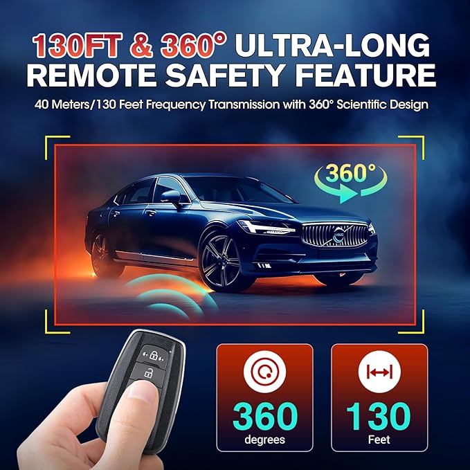 Autel MaxiIM IKEYTY8A3AL, 2026 Universal Key Fob Keyless Entry Replacement for Toyota, 3 Buttons OE-Quality, OBD Learning for 700+ Vehicles, 130FT Remote, Work with Autel Scan Tool KM100 IM508 IM608