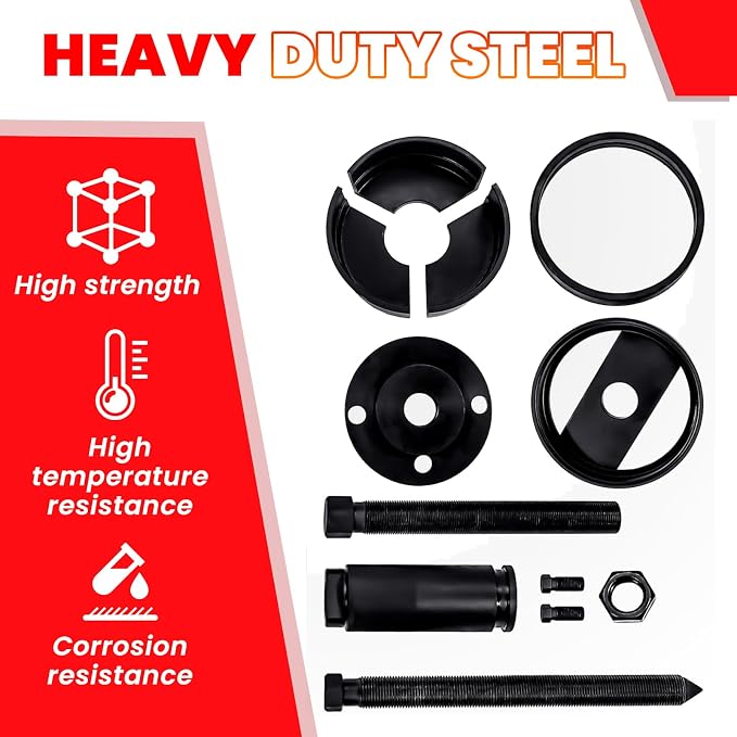 7835 Rear Main Seal Tool Kit for 1998-2003 Ford 7.3L Diesel Engines, 3/4 and 1 Ton Trucks Heavy Duty Crankshaft Seal Installer Set Compatible with F-250 F-350 E-350