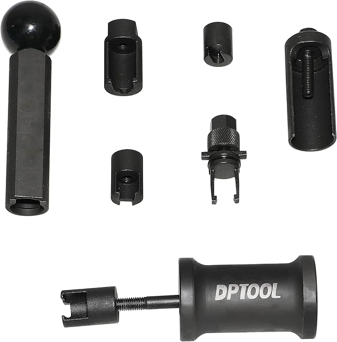 Fuel Injector Removal Puller Kit Injector Seal Install Tool Compatible with Volkswagen TDi 4 Cyl 8V 16V Diesel Replacement for Audi VW 1.2 1.4 1.6 1.8 2.0 2.7 3.0 3.2 3.6 V6 4.2 V8 FSI Petrol