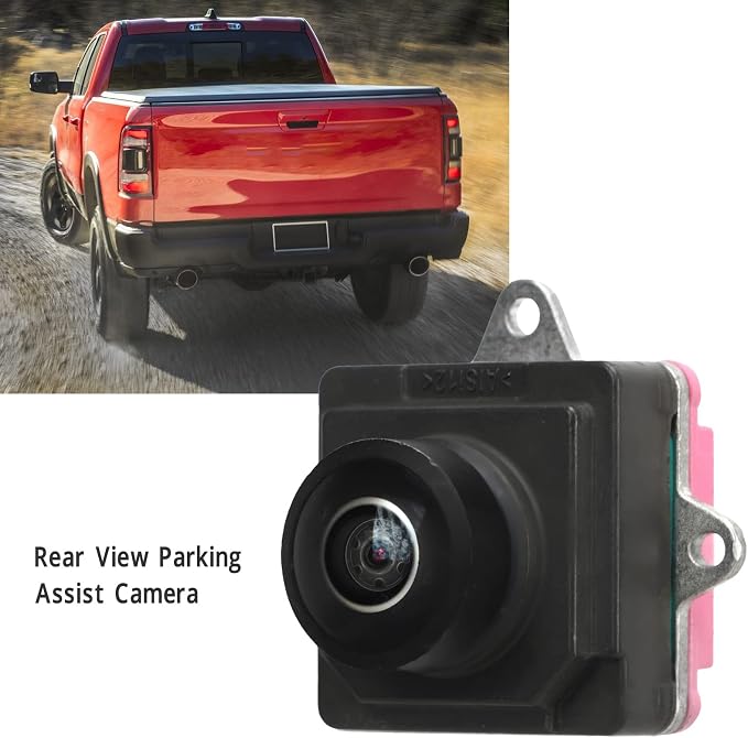 Vehicle Backup Cameras,Backup Rear View Camera 68414414AA Rear View Parking Assist Camera for 1500 2019 to 2020
