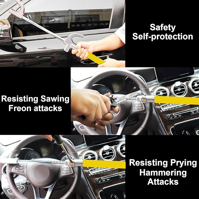 Tevlaphee Car Lock Box Punch Button Combination Car Window Lock Box Wall Lock Box