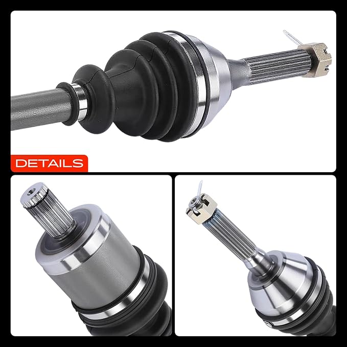 A-Premium Front Driver or Passenger Side CV Axle Shaft Assembly for Polaris | Compatible with Sportsman 400/600 4X4 2005, Sportsman 450 2006, Sportsman 500/700/800/MV7 2005-2006, Replace# 1380234
