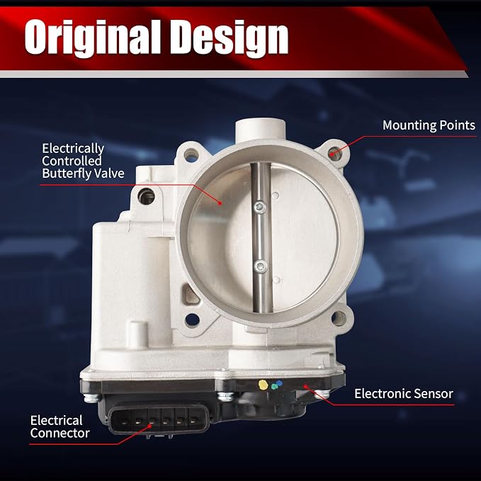Electronic Throttle Body Assembly S25498 Compatible with Volvo S60 2011-2016 S80 2008-2015 V60 2015-2016 XC60 2010-2016 XC70 2009-2015 3.0L L6 Turbocharged Replaces 30651134 67-5204