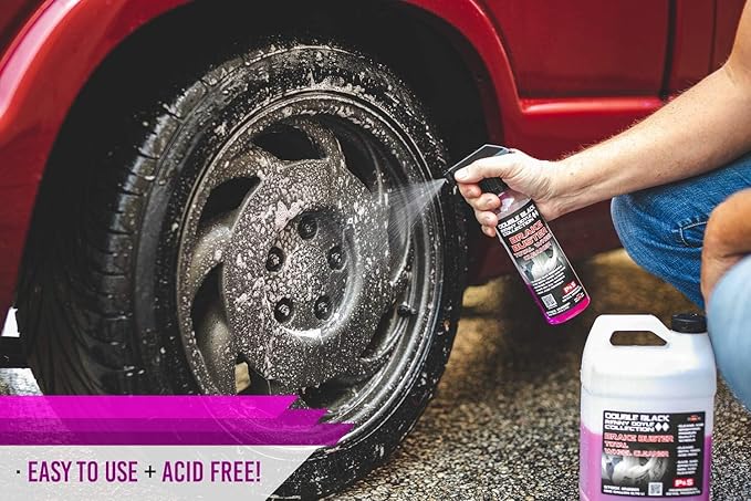 P & S PROFESSIONAL DETAIL PRODUCTS - Brake Buster Wheel and Tire Cleaner - Non-Acid Formula Safe For All Wheel Types, Removes Brake Dust, Oil, Dirt, Light Corrosion - 1 Quart