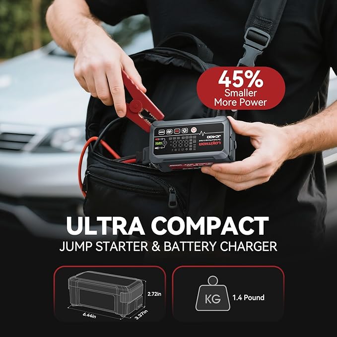 LOKITHOR JC400 9-in-1 Car Battery Charger and Cable04 X-Connect M8 Eyelet Terminal Accessory