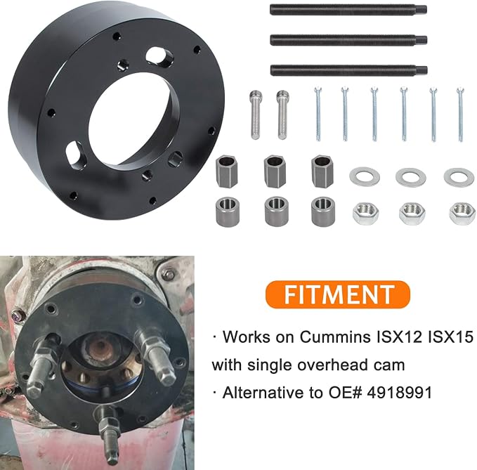 Bonbo 4918991 Front Crankshaft Seal & Wear Sleeve Remover & Installer Tool for Cummins ISX12 ISX15